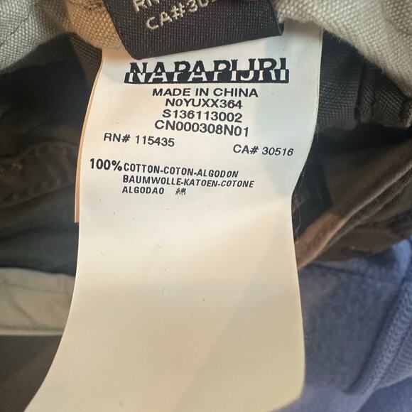 Napapjiri Army Green Antarctic Research Flat Baseball Cap Adjustable One Size - Picture 11 of 13